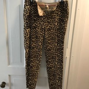 Cheetah dress pants
